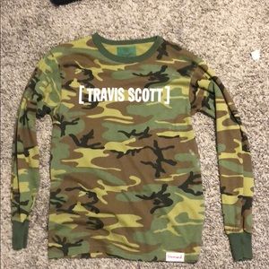 Travis Scott Camo Diamond Supply Co long sleeve